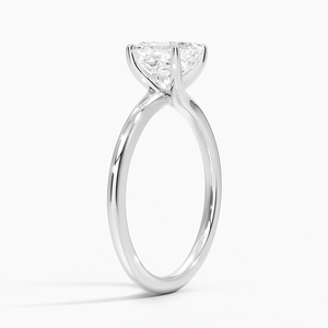 Anillo BOJ 0154 con Corte Asscher, Plata 925, Engaste Monsella, Anillo Solitario con Diamante de 2ct, Color D, VVS1, Moissanita GRA, Precio Bajo - Product Image 2