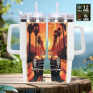 Vaso de acero inoxidable de 40 oz con impresión a todo color para campañas de marketing - Product Image 2