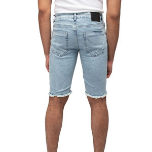 Shorts en jean pour hommes, style streetwear, longueur genou, légers, de haute qualité, pour l'extérieur - Product Image 5