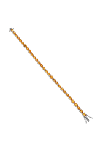 Pulsera de Citrino en Plata de Ley 92.5 KLSB-20350 - Product Image 2