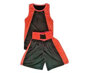 Conjunto de chaleco y pantalones cortos de boxeo de poliéster personalizado, uniforme de boxeo de Pakistán, conjunto de chaleco y pantalones cortos de boxeo de alta calidad - Product Image 1
