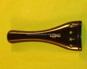 Cordier de violon Meghna International en ébène noir avec selle en ébène pour débutants et apprenants de musique, modèle MEG-OO4 - Product Image 1