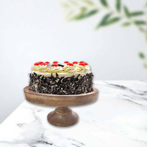 Acacia Wood Round Cake <b>Stand</b> Mango Wood Dessert Pedestal Display <b>Stand</b> with Base for <b>Cupcakes</b> Pastry Candies - Product Image 4