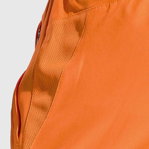 <b>Men</b>’s Premium <b>Orange</b> Quick Dry Swim <b>Shorts</b> Elastic Drawstring Waist Casual Beachwear Lightweight Polyester Woven Summer Board - Product Image 5