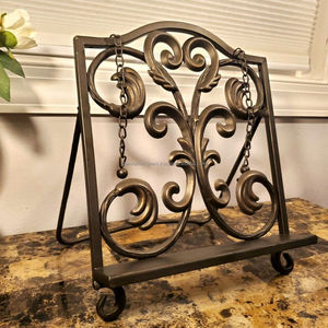 Porta Recetas de Metal Pulido para una Decoración de Cocina Atractiva y un Exhibidor de Recetas Diario Práctico, Funcional y Confiable - Product Image 1