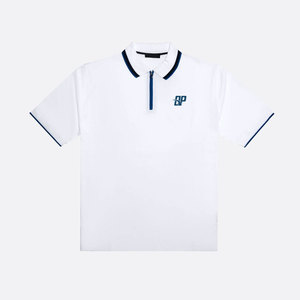 Polo de Alta Calidad con Logotipo Personalizado, Cierre de Cremallera 1/4, Sublimación, 180 Gsm, Algodón, Camiseta con Cuello para Golf, para Hombre - Product Image 1