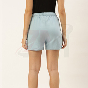 Shorts décontractés pour femmes avec logo personnalisé, nouvelle collection, design tendance, rayures contrastées, cordon de serrage, prix d'usine du fabricant - Product Image 4