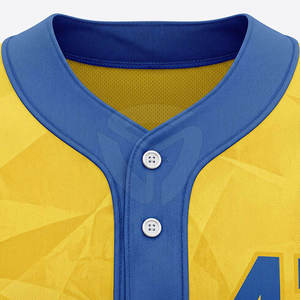 Custom Design Baseball Jersey Breathable And Quick Dry Fabric Suitable Baseball Jersey For <b>Matches</b> And Practice Sessions - Product Image 6