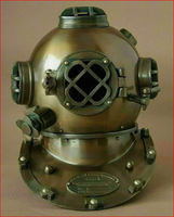 Casque de plongée maritime Boston Navy Traditional Metal Casting Diving Armour Mark V Morse