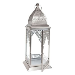 Lanterne marocaine élégante en fer suspendue pour l'éclairage de patio, améliorant la décoration extérieure avec des effets d'ombre artistiques - Product Image 5