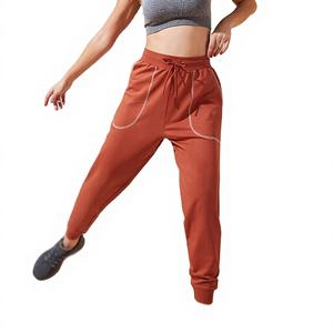 กางเกงเอวสูงผู้หญิงทรงตรงสำหรับสวมใส่กลางแจ้งในฤดูหนาว - Product Image 2