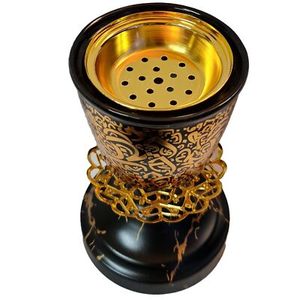 Luxury Bakhoor Burner Premium Bakhoor Burner Arabic Bakhoor Burner <b>Oud</b> Burner Incense Burner Decorative Bakhoor Burner Metal - Product Image 3