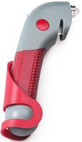 Martillo de Emergencia 3 en 1 ITA-Tools con Luz LED y Cuchillo de Corte, Material ABS y TPR, 175g, Ligero
