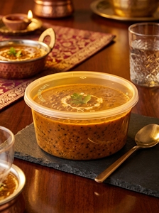 Contenants alimentaires en plastique PP noir avec couvercles transparents, compatibles micro-ondes, pour la préparation des repas et l'emballage à emporter - Product Image 2
