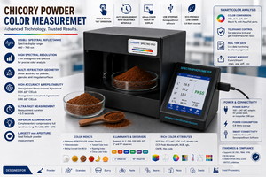 Espectrofotómetro de Color para Achicoria, Analizador Digital de Color con Gran Apertura de 77 mm para Polvo, Gránulos y Cubos de Achicoria Tostada - Product Image 3