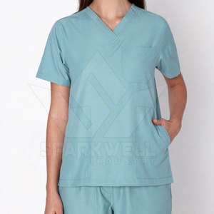 Medical <b>Scrub</b> Suits Breathable Healthcare <b>Uniform</b> Set Lightweight Fabric Nursing Clinic Workwear Apparel Professional <b>Scrub</b> Suit - Product Image 3
