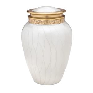 Urnes commémoratives blanches élégantes pour adultes-Urnes de souvenir de crémation, approvisionnement direct d'usine - Product Image 1