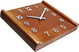 Wooden <b>Wall</b> <b>Clock</b> Hanging Decorations Decorations Large Decorative <b>Clock</b> Quartz <b>Clock</b> Gifts <b>Living</b> <b>Rooms</b> Bedrooms Cafes - Product Image 4