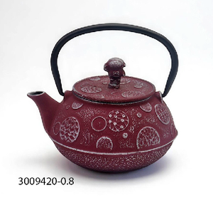 Théière en fonte décorative de qualité alimentaire, résistante à la chaleur, non toxique, finition émaillée, style japonais, 1200 ml, vente chaude 3009420-0.8 - Product Image 1