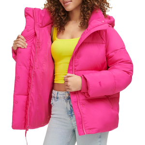 Ropa de mujer, chaquetas y abrigos de invierno, chaqueta corta acolchada para mujer, chaqueta bomber, abrigos de burbujas a la moda para damas - Product Image 1