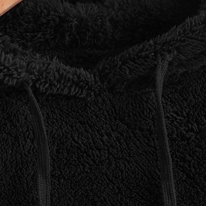 Sudadera con capucha para mujer, transpirable, de poliéster y algodón, manga larga, con logo personalizado impreso por transferencia térmica. - Product Image 4