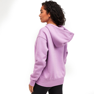 Sweat à capuche côtelé décontracté pour femme, hiver, avec poches, polyester/coton, en vente en ligne à prix réduits - Product Image 2