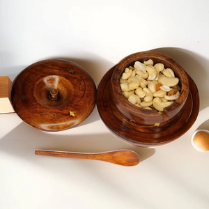 Juego de Azucarera de Madera, Salero y Pimentero, Recipientes para Sal y Accesorios de Cocina para Restaurantes - Product Image 4