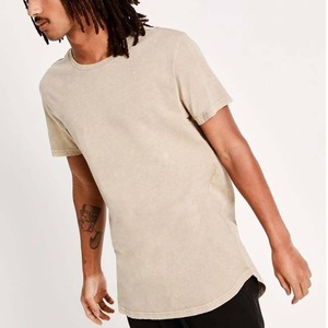 T-shirts décontractés d'été pour hommes, 100% coton, imprimés sur mesure, effet délavé, dernière mode - Product Image 4
