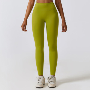 Leggings Cortos de Yoga de Cintura Alta, Sólidos, Sin Costuras, de Spandex/Nylon, Pantalones Deportivos para Mujer, Cintura Elástica, Malla Lavada, Color Morado - Product Image 3