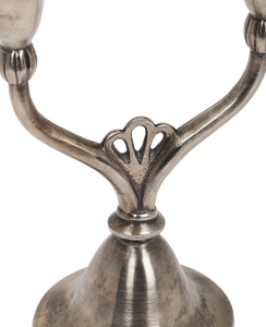 Durable Handmade Iron 2-Candle Holder Tabletop <b>Candlestick</b> for Christmas Birthday Dinner Anniversary Occasions - Product Image 2