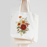 Premium Qualität Unisex Canvas Tote Handtaschen Azo-freie umwelt freundliche Drucke mit zwei Selbst griffen Charakter Muster Preis