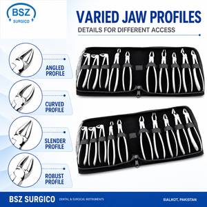 Ensemble professionnel de coupe-ongles en acier inoxydable, étui à fermeture éclair, kit de coupe-cuticules manuel, ensemble d'instruments certifié ISO13485 Classe II - Product Image 6