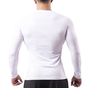 New Printed Compression <b>Shirt</b> <b>Men's</b> T-<b>Shirt</b> Long <b>Sleeve</b> <b>Black</b> Top Fitness Skin Quick Dry Breathable Casual Spandex/Polyester - Product Image 2
