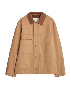 Veste de travail en toile personnalisée Street Wear, tissu respirant, veste de travail d'hiver, veste utilitaire en toile zippée pour homme - Product Image 6