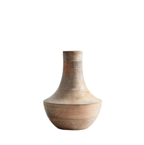 Jarrón de Madera 100% Natural con Diseño Clásico en Forma de Maceta, Tamaño Personalizado, Decoración Ligera para Mesa de Sala de Estar, Regalo para el Día de la Madre - Product Image 5