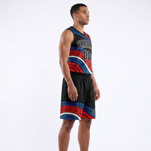 Conjunto de Uniforme de Baloncesto para Hombre Five B, Sublimado, Ligero, Transpirable, Camiseta y Pantalones Cortos, Fabricante de Ropa Deportiva Transpirable - Product Image 5
