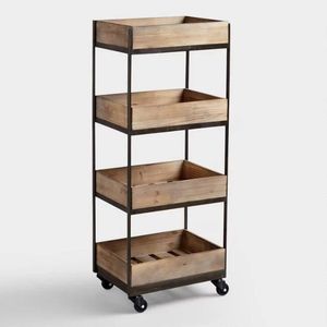 Panier en métal Linea Exports Inc pour une organisation élégante de la maison, panier décoratif en fil métallique pour un style intérieur moderne - Product Image 2