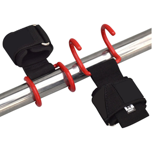 Crochets de barre en néoprène à prix de gros pour la musculation et le bodybuilding, support de poignet antidérapant, équipement de sécurité - Product Image 2