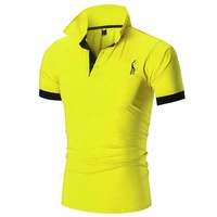 Chemises polo de conception personnalisée avec logo, polyester, couleur unie, uniforme, polo de golf, camiseta polo pour hommes