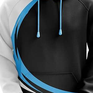 Sweat-shirt à capuche unisexe en polyester de haute qualité avec logo personnalisé, impression graphique personnalisable, sublimation - Product Image 4