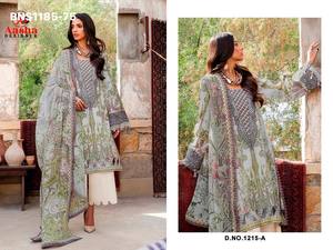Best Fabric Pure Cotton with Printed & Embroidery Patch Semi-Stitched Salwar-<b>Suit</b> & Dupatta <b>Set</b> At Wholesale Rate - Product Image 3