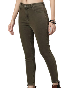 Jeans de Mezclilla Rectos para Mujer, Transpirables y a la Moda, de Alta Calidad, Largos, Color Personalizado, Pantalones Casuales - Product Image 2