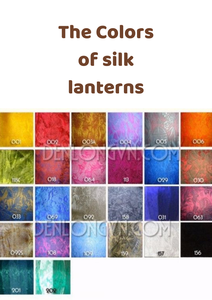 โคมไฟผ้าไหมซาปาที่มีลวดลายหลากสีตกแต่งด้วยโคมไฟผ้าไหมไม้ไผ่แบบเวียดนามเทศกาลดั้งเดิมหลายขนาด - Product Image 4