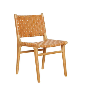 Chaises tissées en rotin style moderne pour chaises d'extérieur et meubles de restaurant modernes en bois - Product Image 4