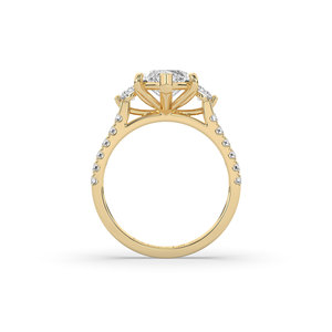 Bague légère de style unique avec diamant cultivé en laboratoire de 3,46 carats - Product Image 4