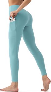Womens Fashion Leggings Stretch Slim Fit Yoga Pants Soft Breathable Workout <b>Tights</b> Casual Fitness Activewear Daily Wear Bulk - Product Image 1