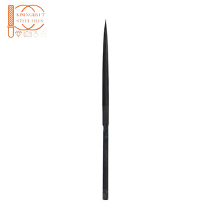 LD25 DIY 250mm Long Triangle Aiguille Lime Set Acier Fort pour la Fabrication de Bijoux Travail du Bois Pierre Artisanat Excellent pour - Product Image 1