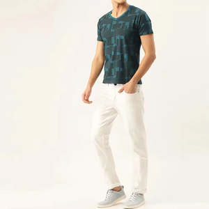 Camisetas de Hombre de Alta Calidad, Estilo Casual, 100% Algodón, Prelavadas, Ligeras, de Color Sólido y Transpirables en Oferta - Product Image 4