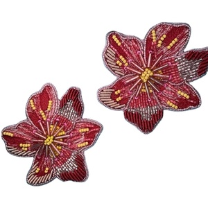 ต่างหูประดับลูกปัดหลากสี ดีไซน์ลายดอกไม้ ต่างหูแบบสั่งทำพิเศษประดับลูกปัดหลายเม็ด สำหรับผู้หญิง เครื่องประดับงานเทศกาล ราคาดีที่สุด ต่างหูประดับลูกปัด - Product Image 1