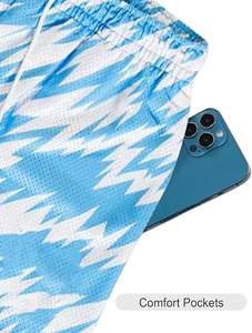 Shorts de Baño Casuales para Hombre, de Secado Rápido, con Cordón Ajustable, Cintura Media, Impermeables, Transpirables y Ecológicos, con Logotipo Personalizado Impreso, 5 Pulgadas, Venta al Por Mayor - Product Image 2